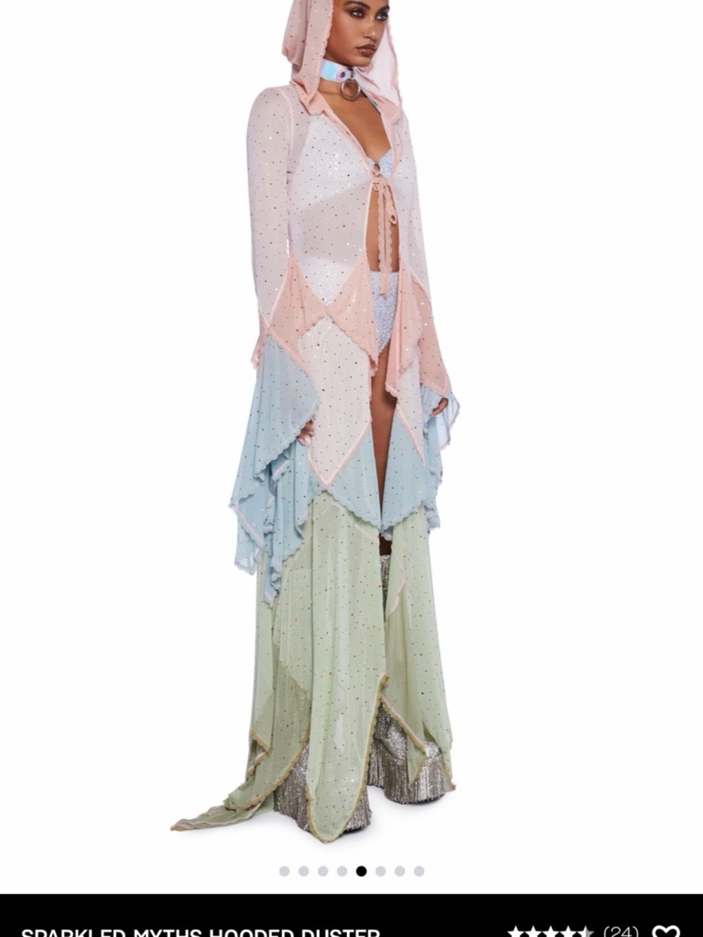 Dollskill Club EXX Sparkled Myths Hooded Duster